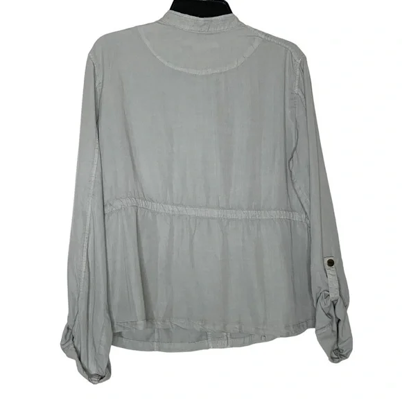 SANCTUARY long sleeve safari jacket with front pockets. Size M - Picture 5 of 8